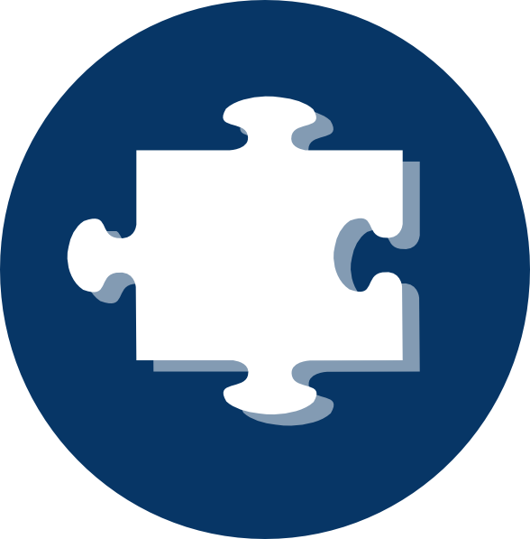 Blue Puzzle Piece Svg Clip Arts 588 X 597 Px - Angel Tube Station (588x597)