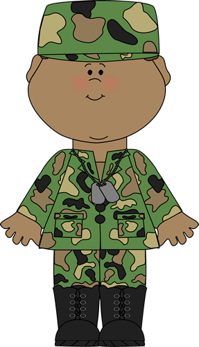 Polícia * Exército* Marinha - Soldier Clipart (287x500)
