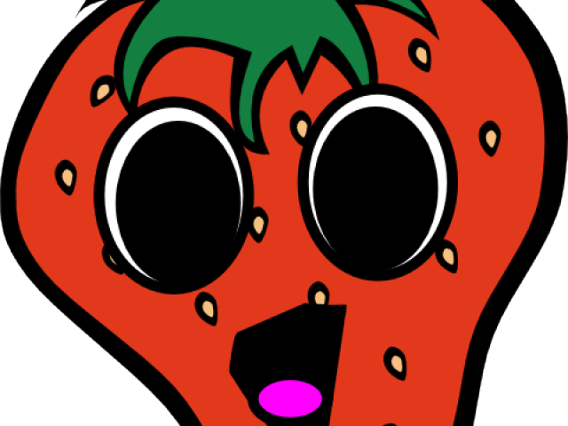 Happy Strawberry Cliparts - Strawberry Clip Art (640x480)