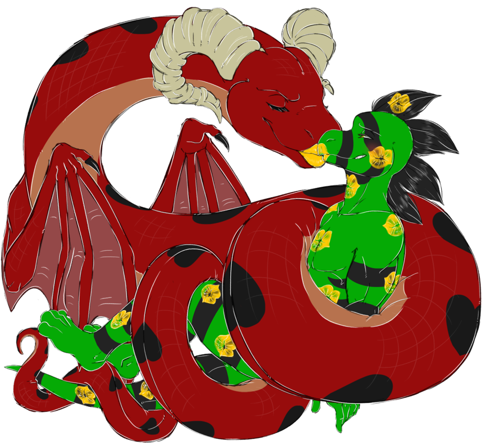 Succubus Snake Smooches By Emzietowers - Succubus (1024x940)