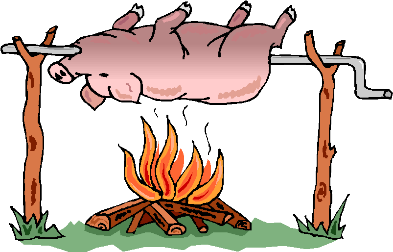 Pig-roast - Pig On A Spit (803x514)