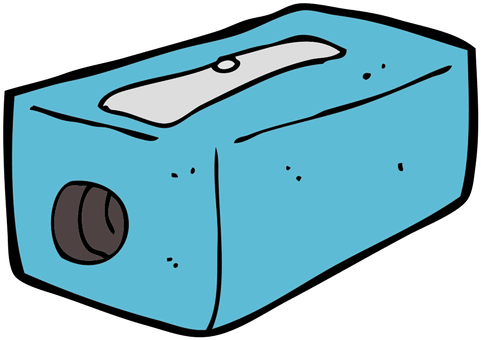 Pencil Sharpener Clipart Job - Pencil Sharpener Cartoon (600x426)