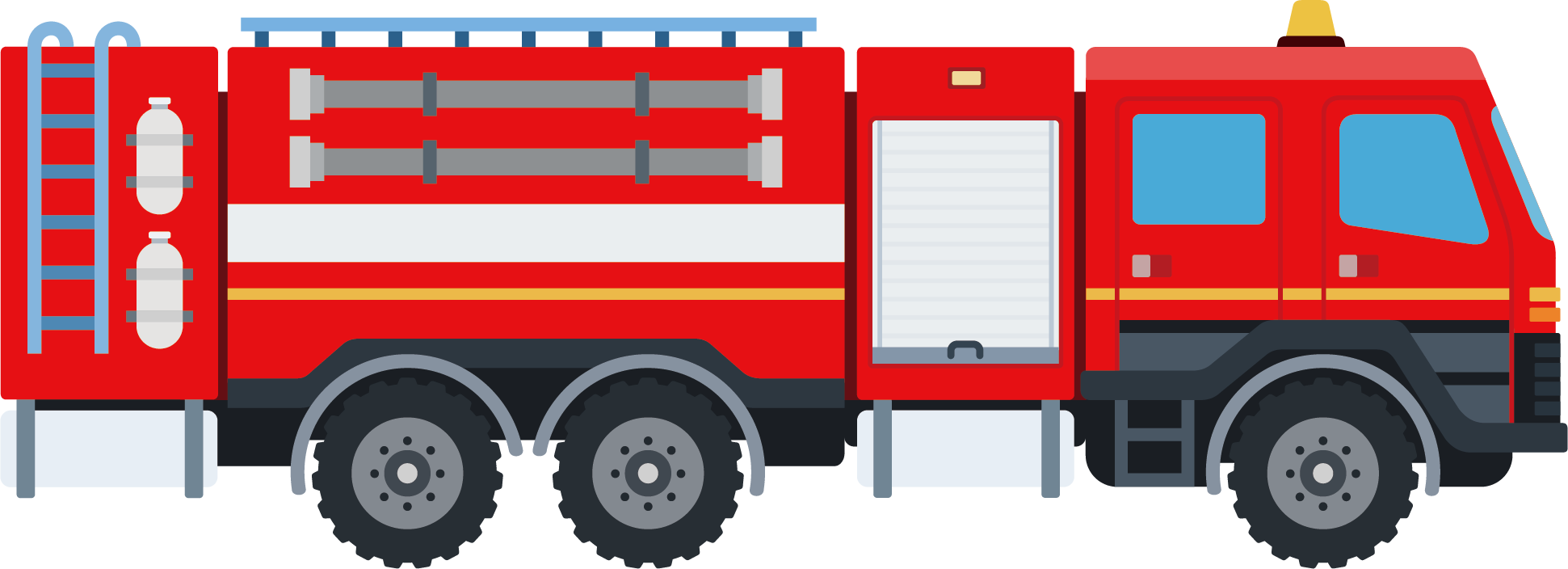 Fire Engine Car Fire Department Firefighter - Fire Engine (1941x704)
