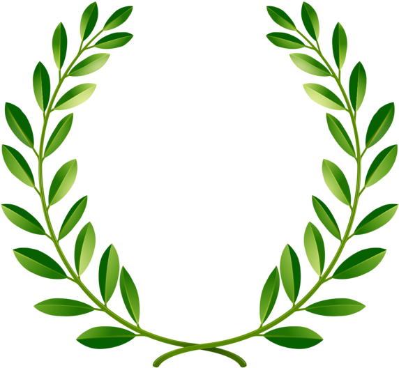 Green Laurel Leaves Png Clip Art Image Confidence Pinterest - Laurel Leaves No Background (850x765)