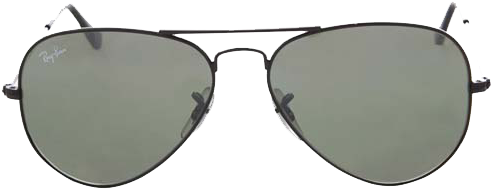 Sunglasses Clipart Blue - Ray Ban Aviator (500x617)
