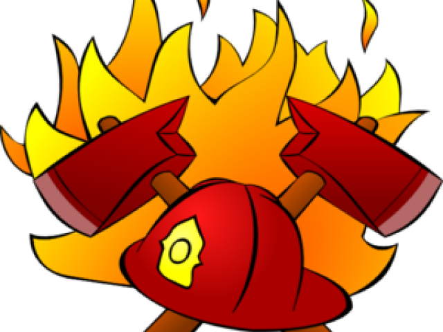 Firemen Clipart - Custom Firefighter Symbol Sticker (640x480)