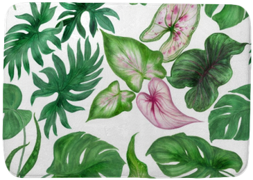 Watercolor Painting Seamless Pattern With Tropical - Watercolor Painting (400x400)