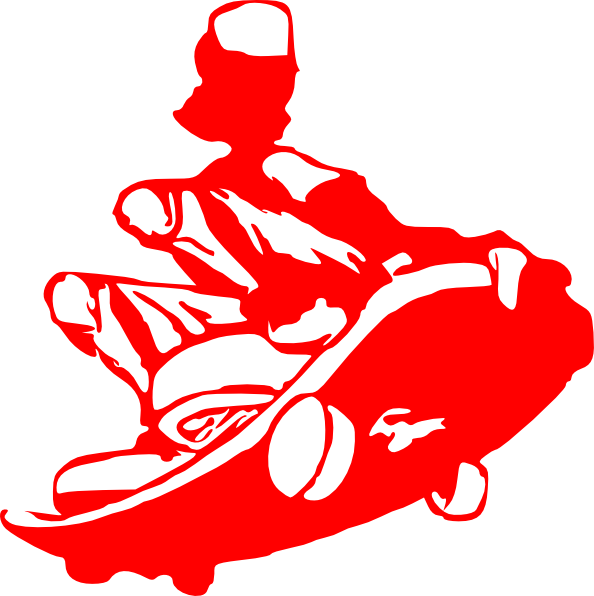 Skate Clip Art At Clkercom Vector Clip Art Online - Happy Birthday Rider (594x596)