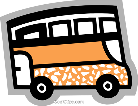Tour Buses Royalty Free Vector Clip Art Illustration - Illustration (480x371)