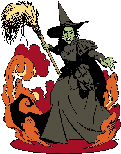 Wizard Of Oz Clipart 2 - Good Vs Wicked Shower Curtain (446x558)