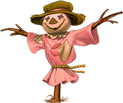 Happy Scarecrow Clipart - Happy Scarecrow Clipart (400x340)