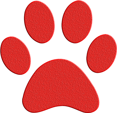 Dog Paw Clip Art - Mini Black Temporary Tatoo Set (596x426)