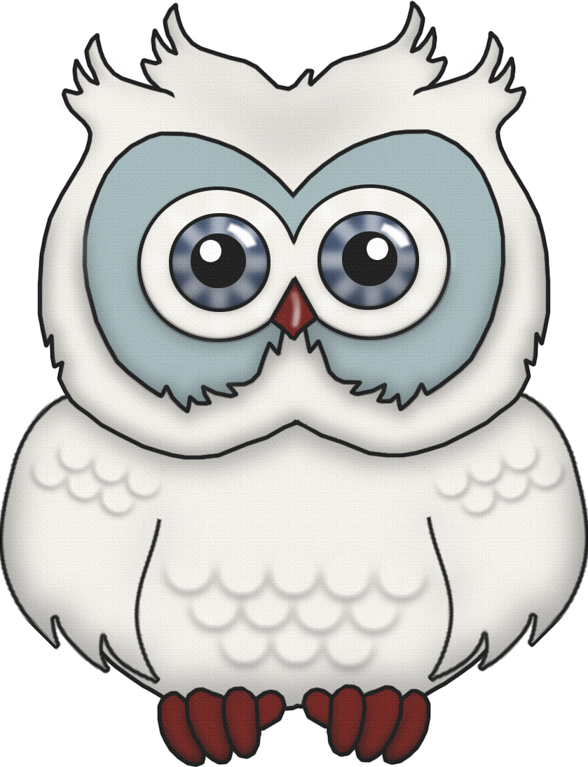Pin By Júlía Garðarsdóttir On Illustrations - Cute Snowy Owl Clipart (839x1094)