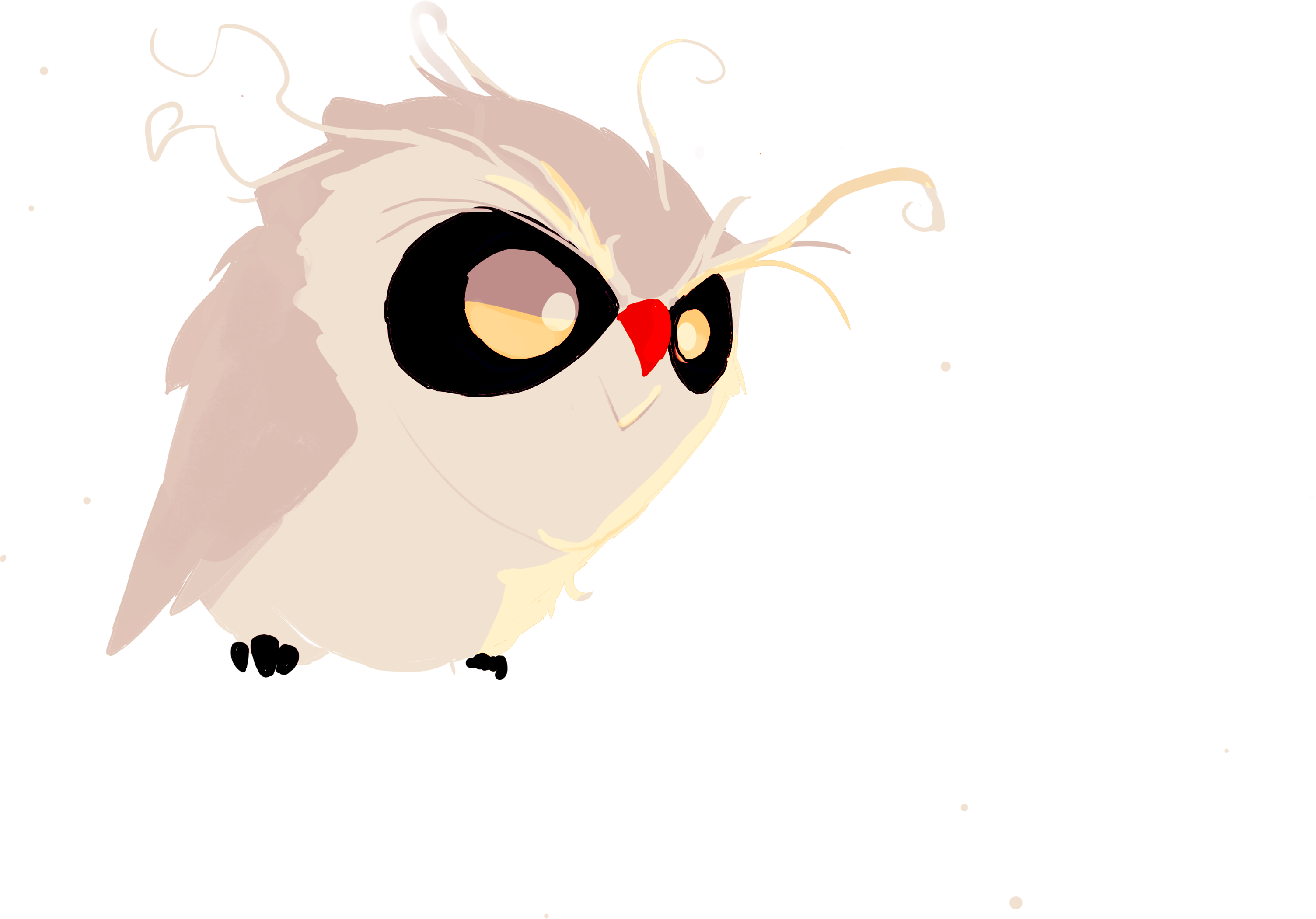 Is A Clever, Mischievous Old Owl Who Lives In Spooky - Cartoon (3009x2102)