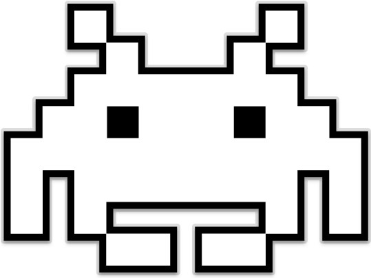 Space Invaders Clipart Ship - Space Invader Sprite Png (650x650)
