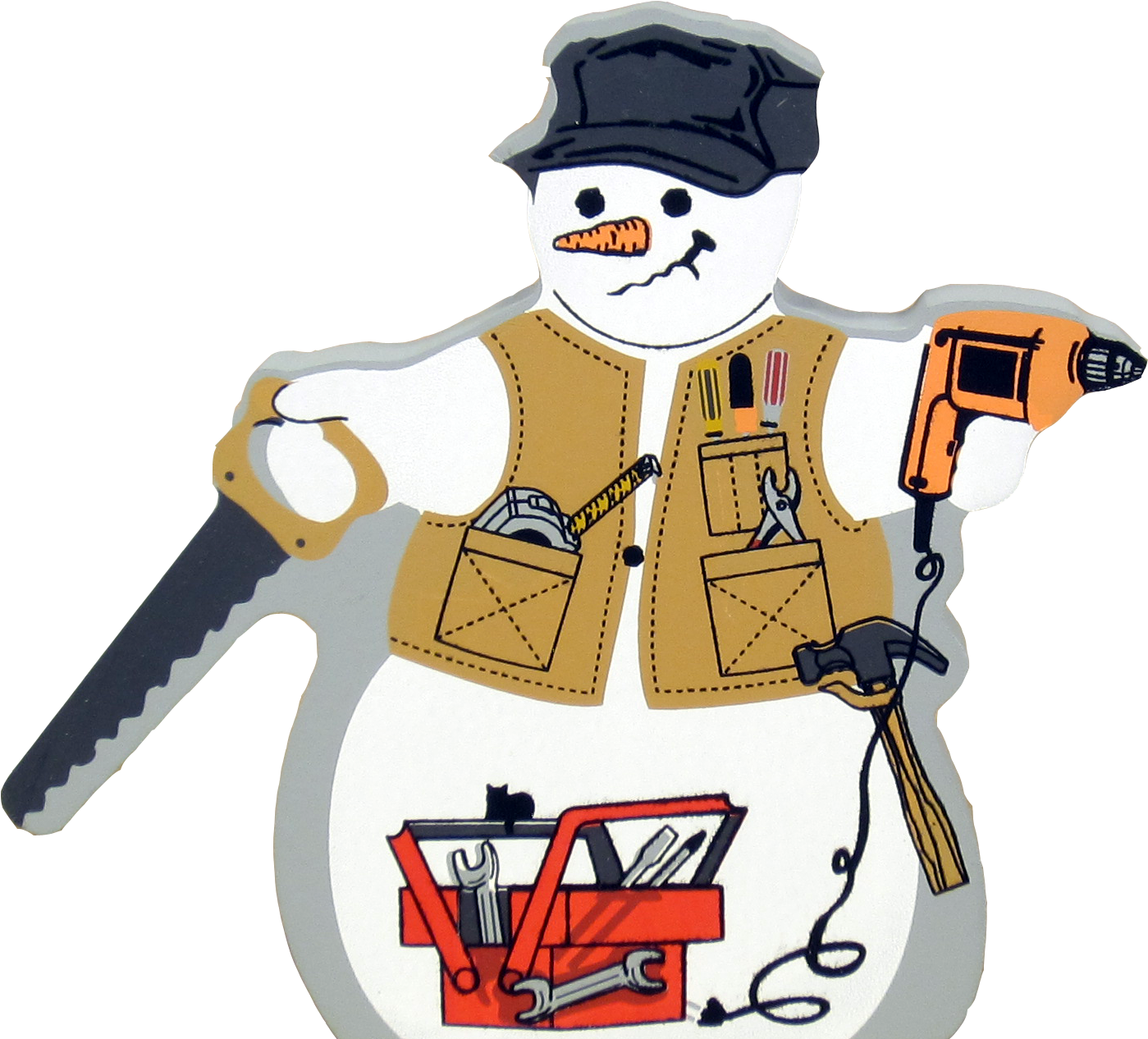 Carpenter Snowman (1400x1272)
