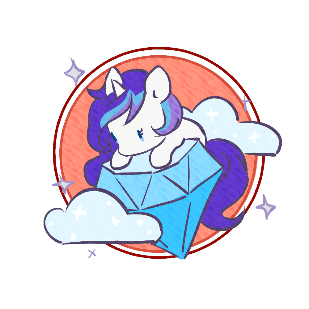 Windy Cloud By I-dx - Cartoon (1000x1000)