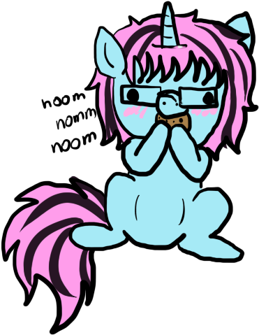 Windy Nom Nom Nom By Moekonya - Cartoon (466x530)