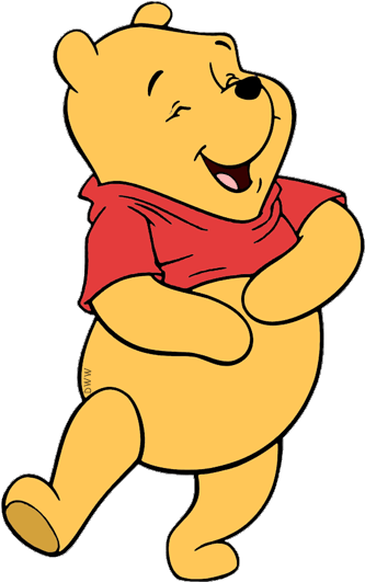 Winter Clip Art Winter Images Clip Art Backgrounds - Pooh And Piglet Hugging (350x552)