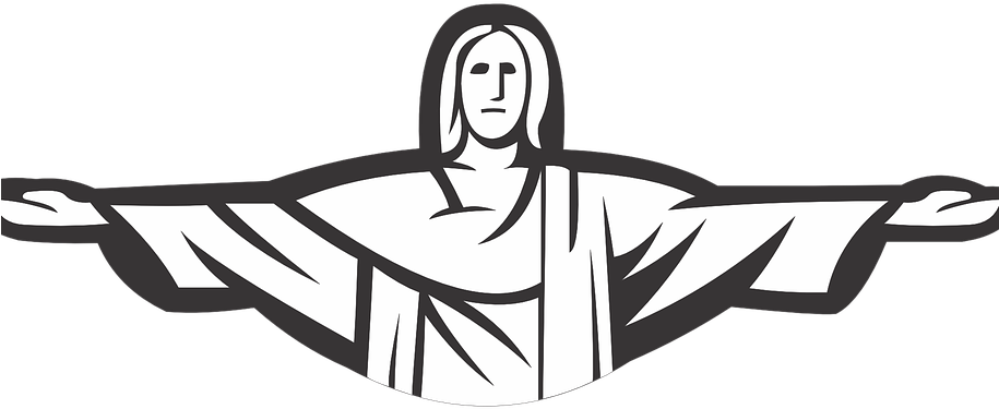 Rio De Janeiro Statue Vector (914x480)
