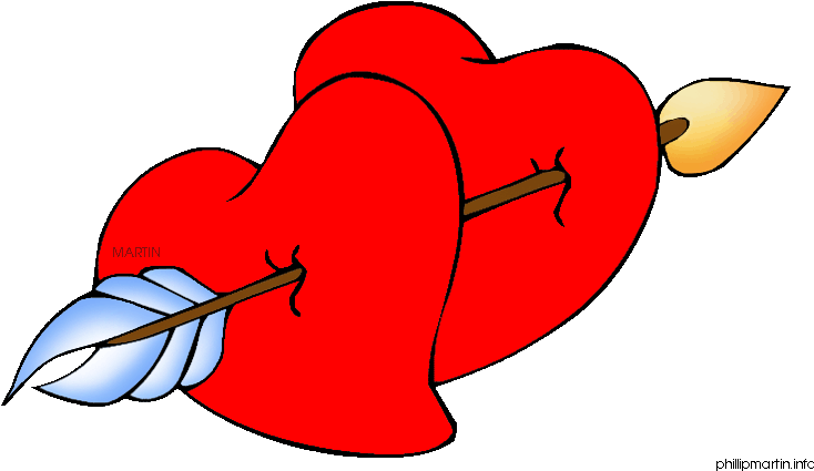 Valentime Day Cards - Valentine Hearts Clip Art (755x450)