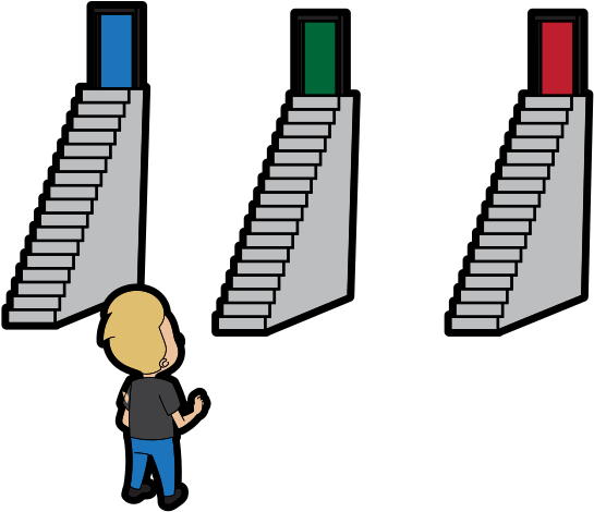 Career Change High Stairs Cartoon - Wikimedia Commons (655x600)