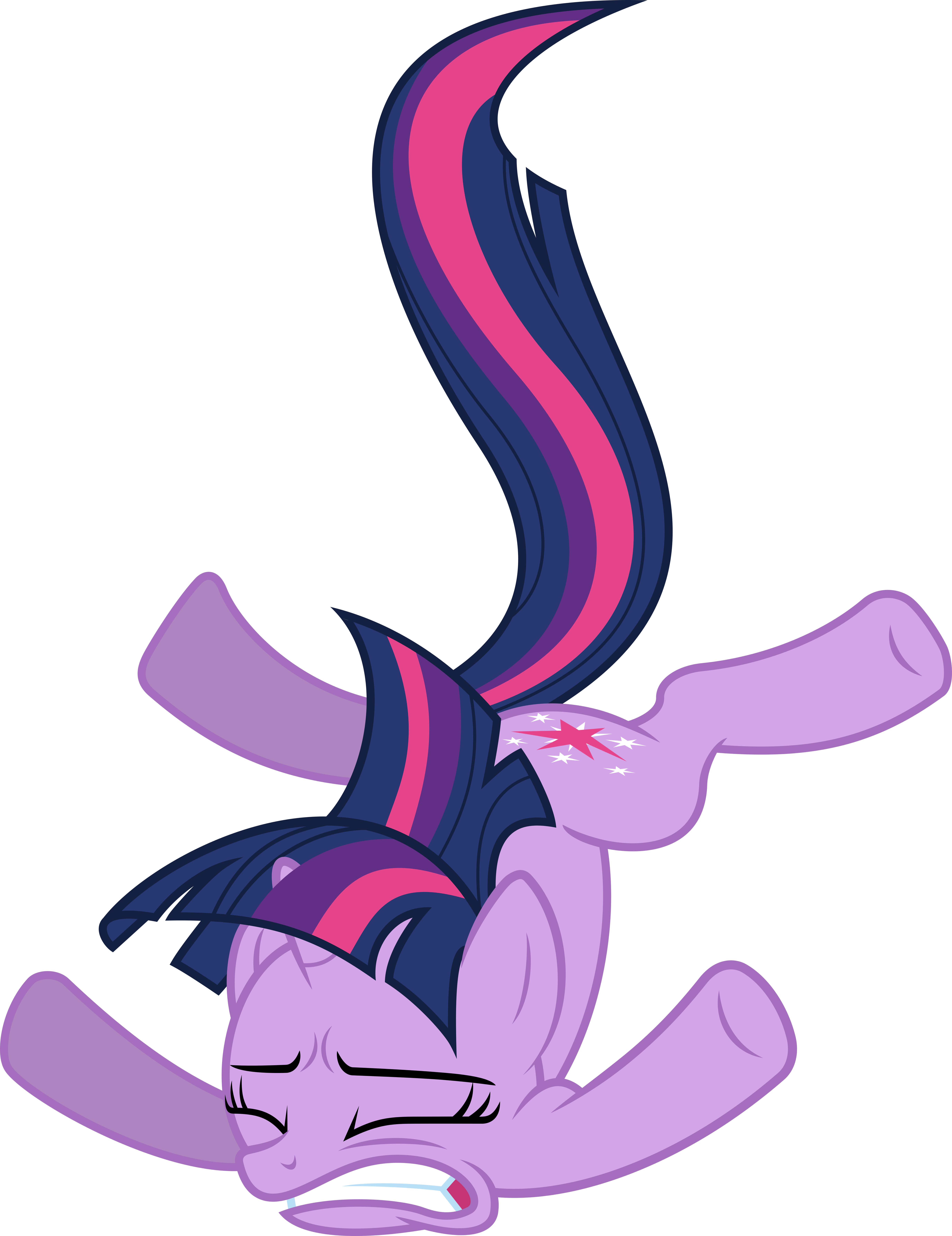 Twilight Falling Down Stairs By Vladimirmacholzraum - My Little Pony Fall Down (5500x7142)