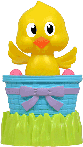 Plastic Solar-powered Dancing Chicks In Easter Baskets, - Easter Chick Tin Dollar Tree (480x480)