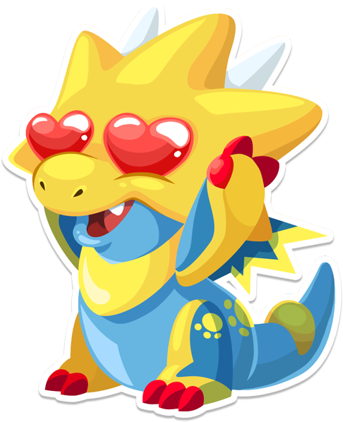 Dragon City Stickers Messages Sticker-1 - Dragon City Stickers (618x618)