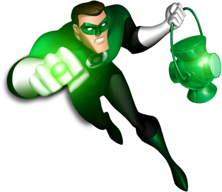 The Animated Series By Kim-possible333 - Cartoon Network Green Lantern (452x391)