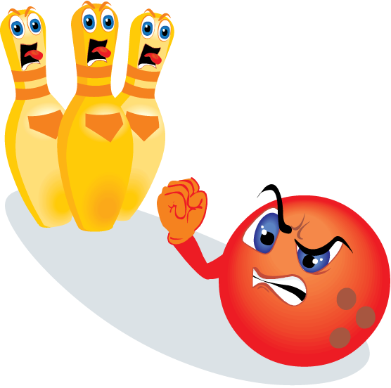 Pizza Clipart Bowling - Bowling Clip Art (556x552)