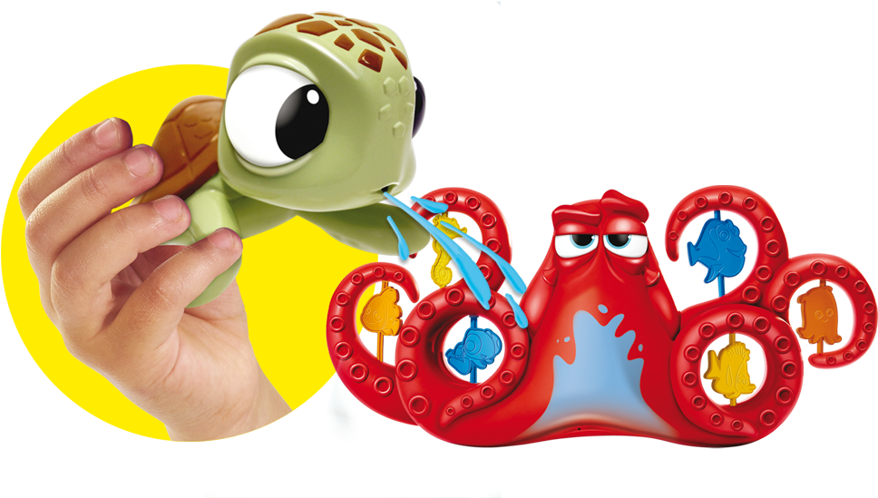 ¡al Loro Con Eso Y No Te Despistes Y Si Eres Uno De - Bandai Finding Dory Surprise Squirt Hank Playset (1000x1000)