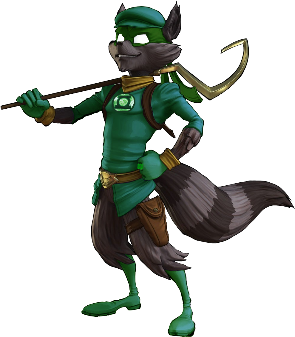 Sly Lantern - Gothic Sly Cooper (1000x1180)