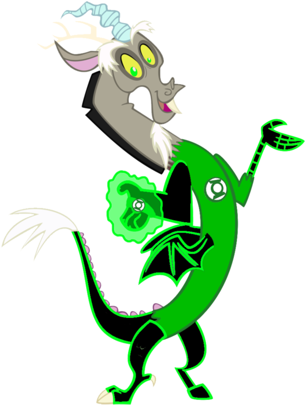 Discord The Green Lantern By Motownwarrior01 - Cartoon (894x894)