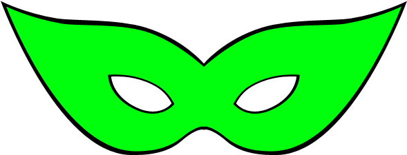 Mardi Gras Mask Template By Sillyewe - Mardi Gras Mask Template By Sillyewe (700x500)
