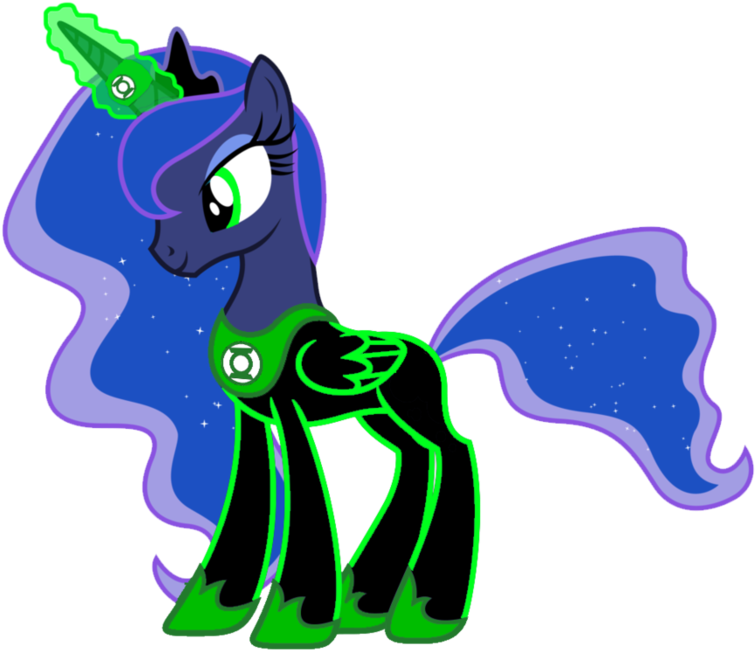 Princess Luna The Green Lantern By Motownwarrior01 - Comics (894x894)