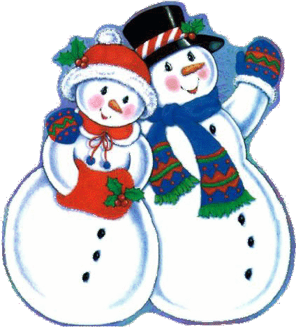 For Night Out" - Mr And Mrs Snowman (450x478)