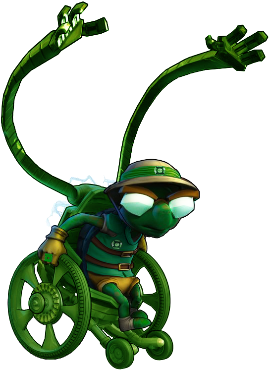 Bentley Lantern - Sly Cooper Character Png (634x800)