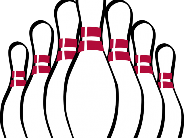 Bowling Alley Clipart - Ten Pin Bowling Clipart (640x480)
