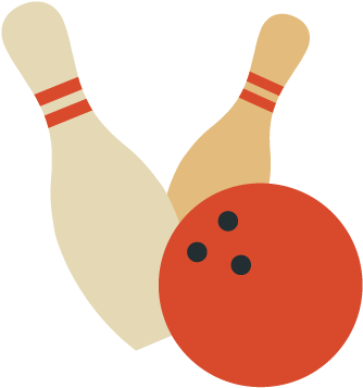 Roll On Over There's No Time To 'spare' - Ten-pin Bowling (382x386)