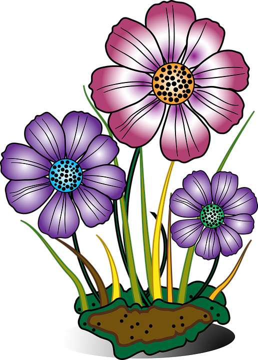 Flower Vases With Flowers Clipart 25, Buy Clip Art - Best Drawing Of Flowers (516x720)