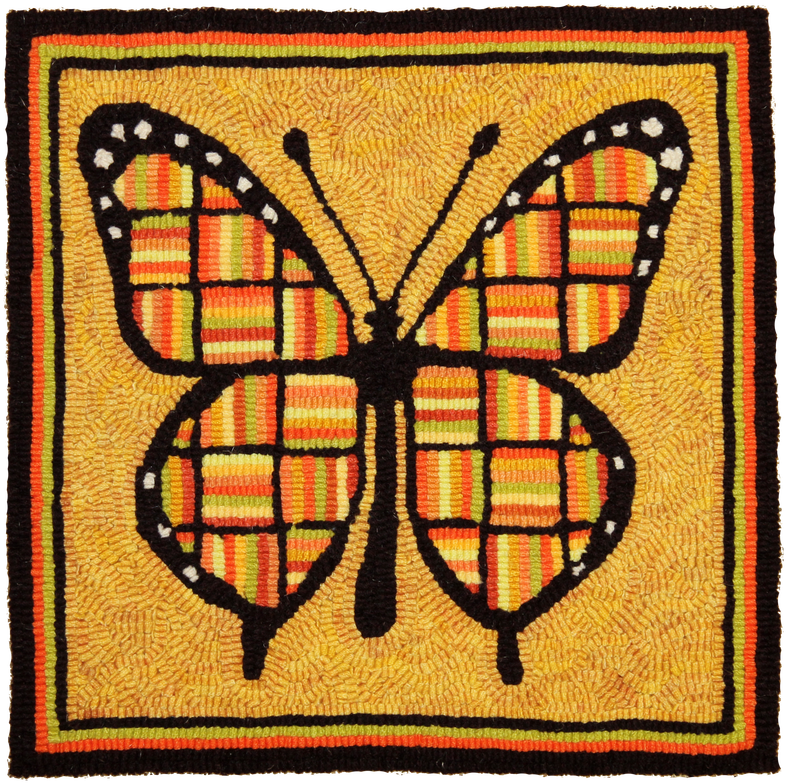 Hit & Miss Butterfly - Cross-stitch (803x800)