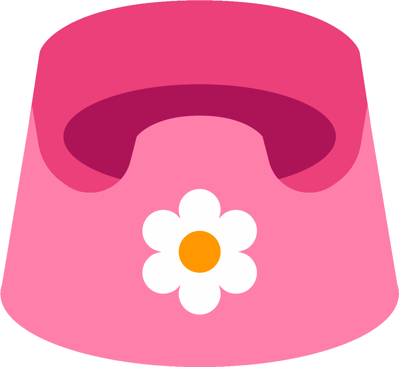 Baby Potty Icon - Pink Potty Clipart (1600x1600)