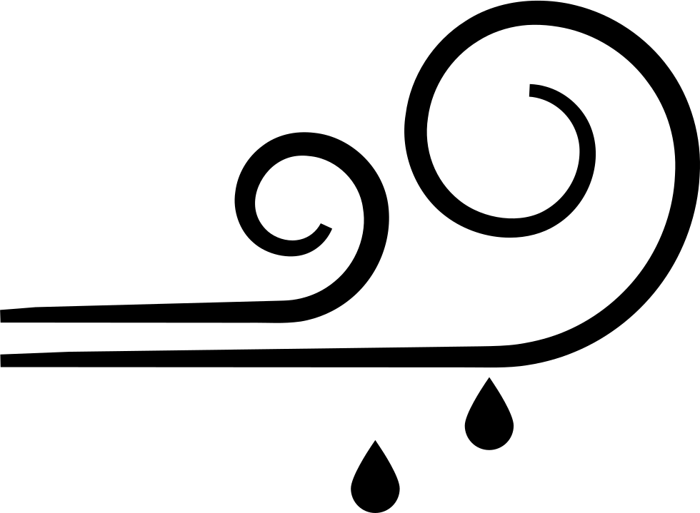 Wind And Rain Comments - Wind And Rain Icon (980x719)