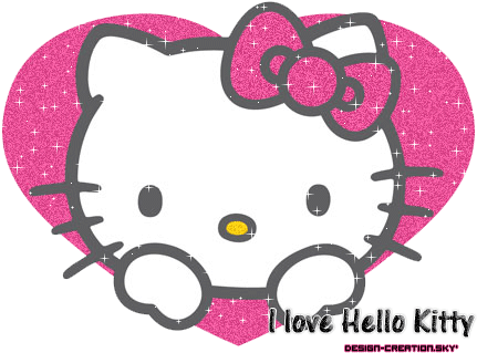 I Love Hello Kitty D E S G N C R A T O K Y - Hello Kitty Weekly Calendar (490x352)