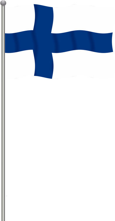 Flag Of Finland By Llmatako - Finnish Flag Png Png (460x760)