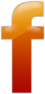 098868 Firey Orange Jelly Icon Social Media Logos Facebook - Logo (420x420)
