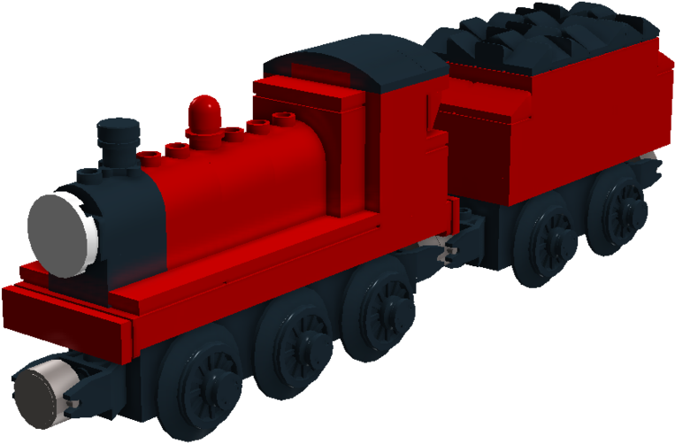 Lego Wooden James By Lag-roil - Locomotive (1024x525)