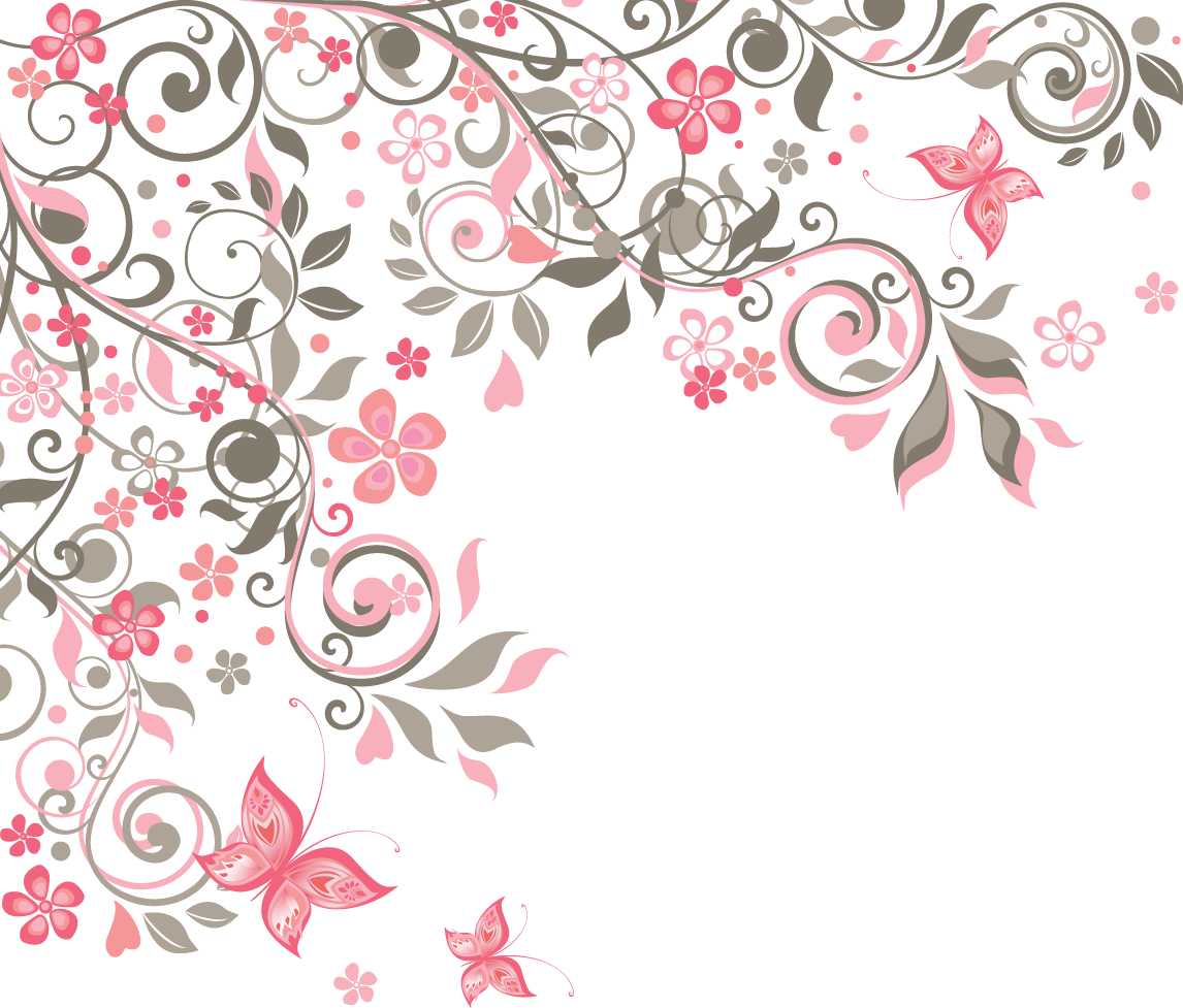 Butterfly Flower Euclidean Vector - Greeting Card Of Congratulations (1146x977)