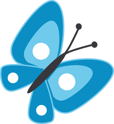Mariposa Animada Png (374x407)